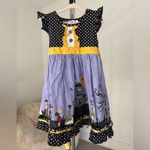 Handmade Polka Dot and Halloween Themed Dress